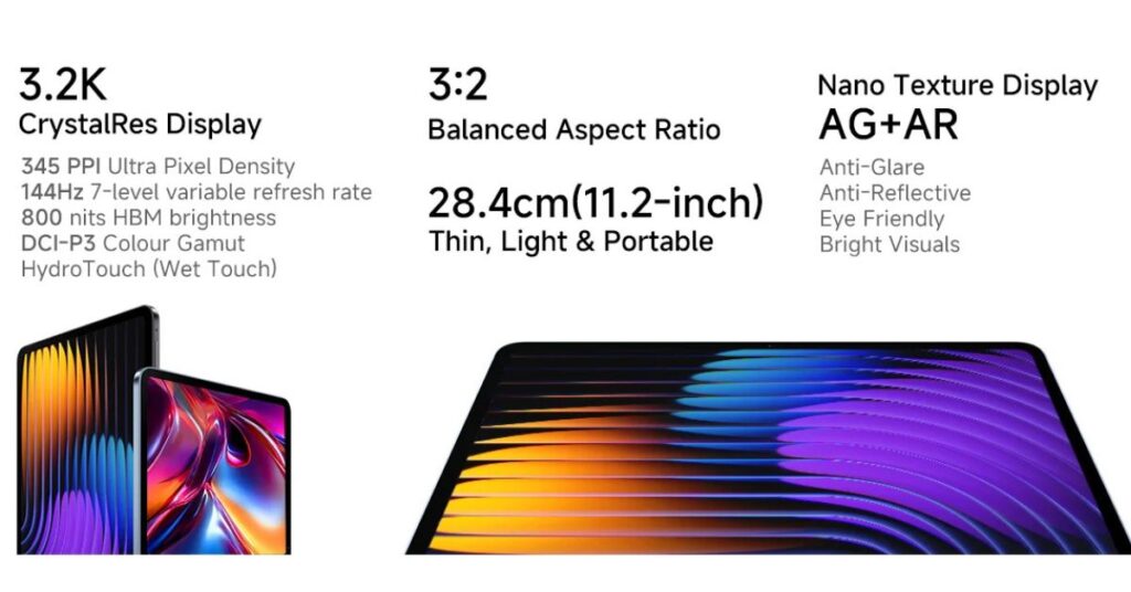 Xiaomi Pad 7 Pro Display