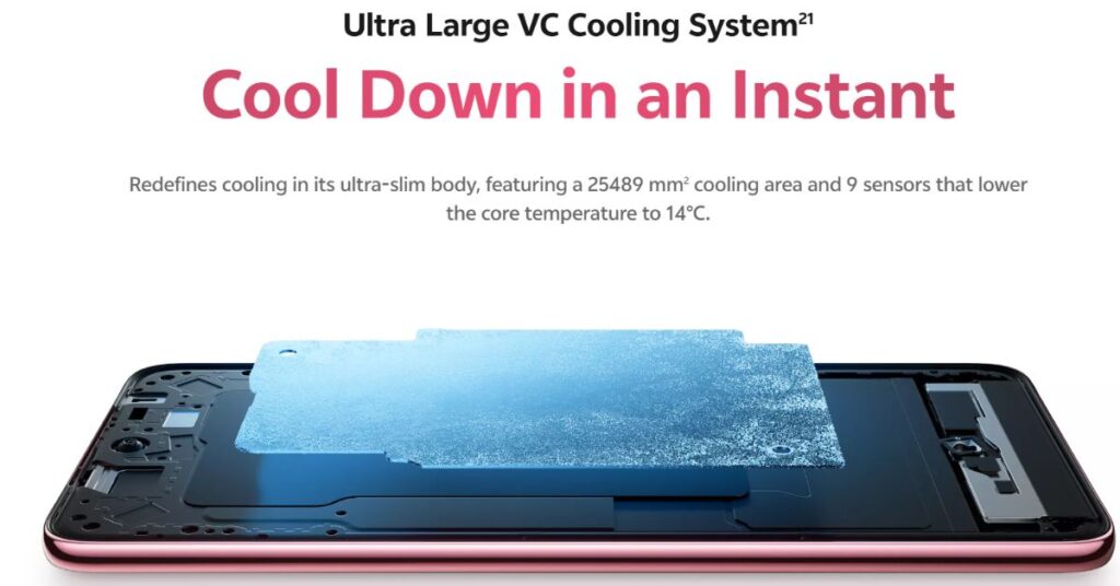 Vivo V50 Cooling System