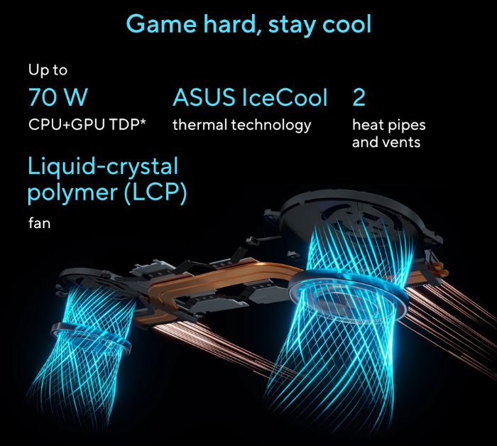 ASUS Gaming V16 Cooling System